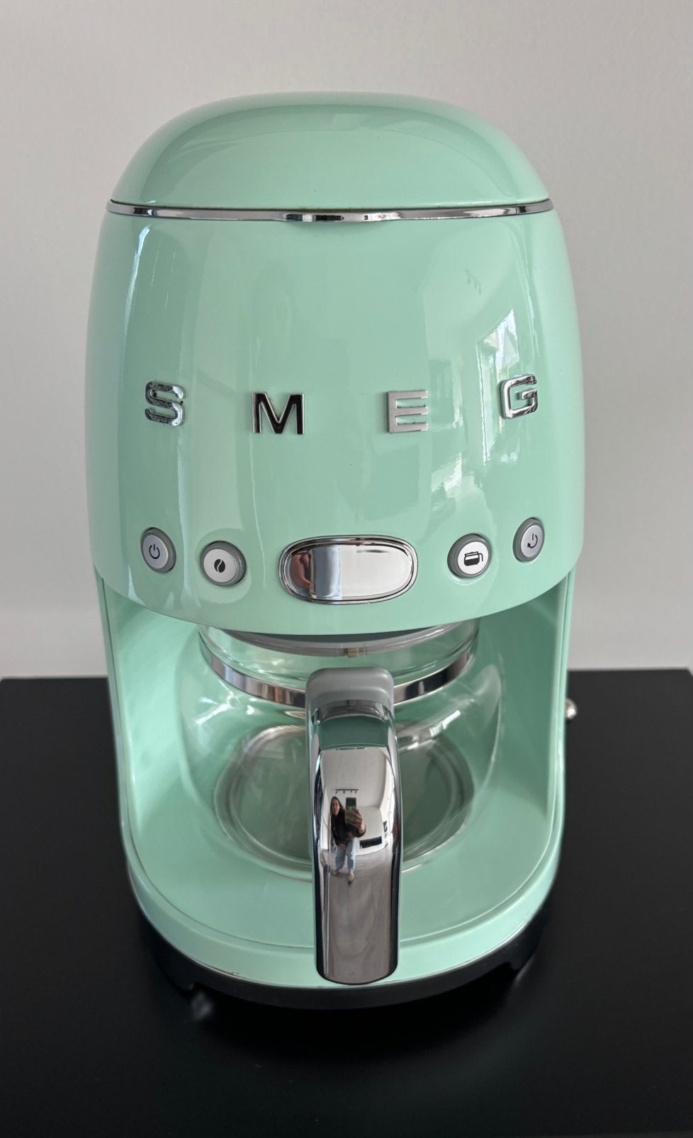 Smeg Retro Koffiezetapparaat mintgroen, Ophalen, Gebruikt