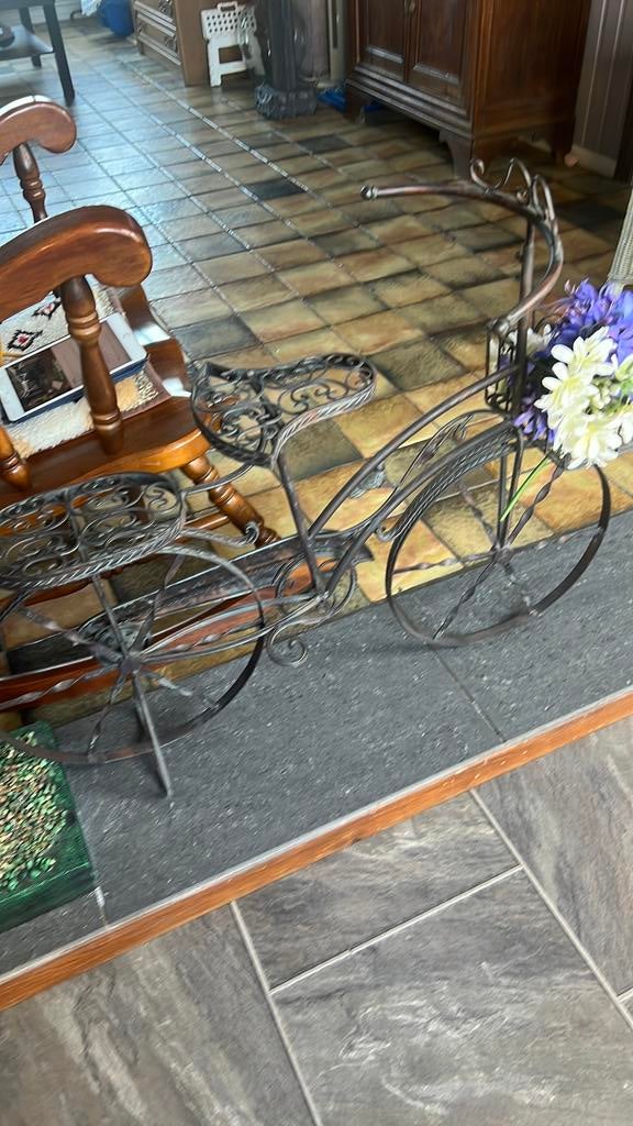 Leuke fiets smeedijzer decoratie, Ophalen