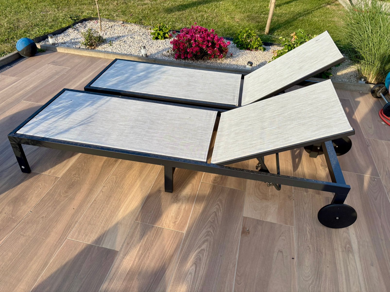 Chaises longues Vinci neuves, Jardin & Terrasse, Chaises longues, Enlèvement, Neuf