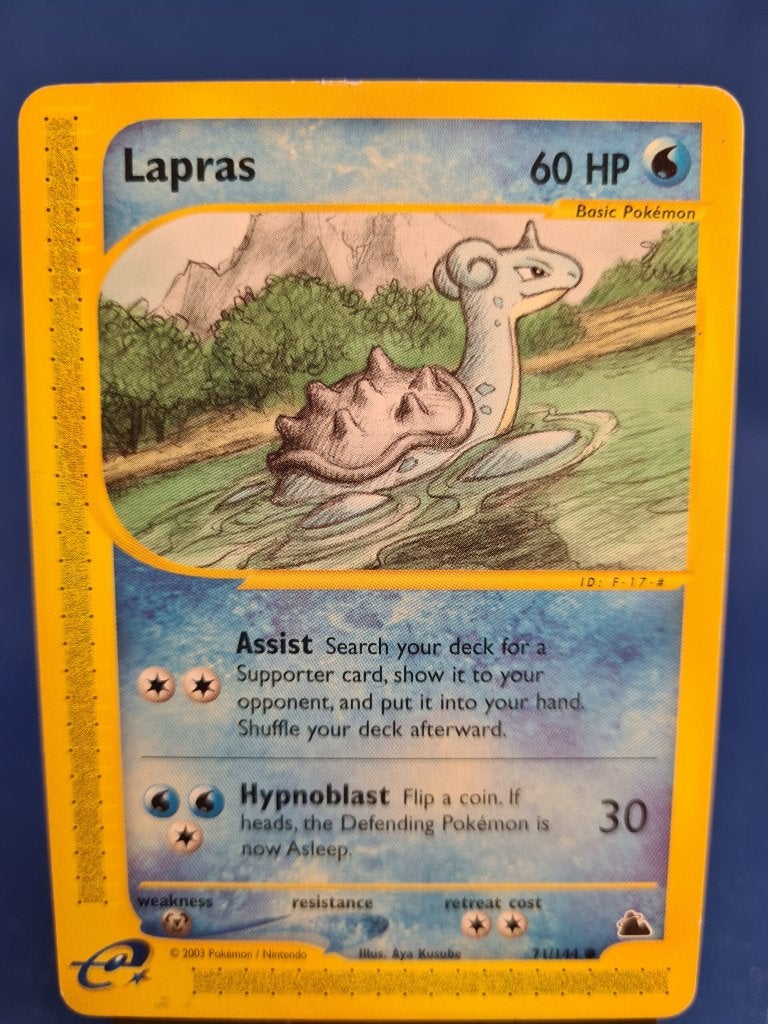 Lapras 71/144 - Skyridge, Hobby en Vrije tijd, Verzenden, Gebruikt