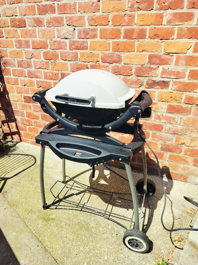 Elektrische Weber barbecue, Jardin & Terrasse, Barbecues électriques, Enlèvement, Utilisé, Weber