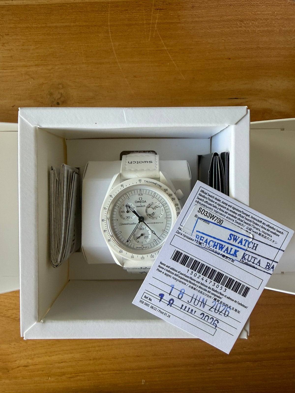 Omega x Swatch Missions to moonphase(Snoopy) New, Enlèvement ou Envoi, Comme neuf, Omega