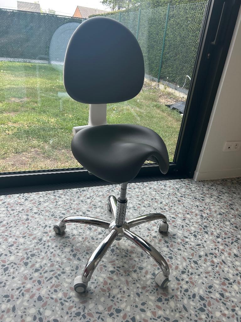 Ergonomische Zadelzit met rugleuning, merk Namrol, Enlèvement, Réglable en hauteur, Comme neuf, Matériaux autres