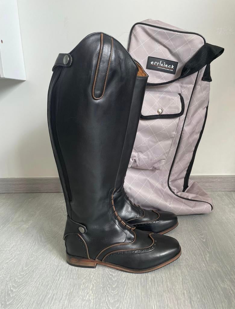 Epplejeck rijlaarzen + beschermtas (maat 37), Dieren en Toebehoren, Dressuur, Ophalen of Verzenden, Zo goed als nieuw, Dames