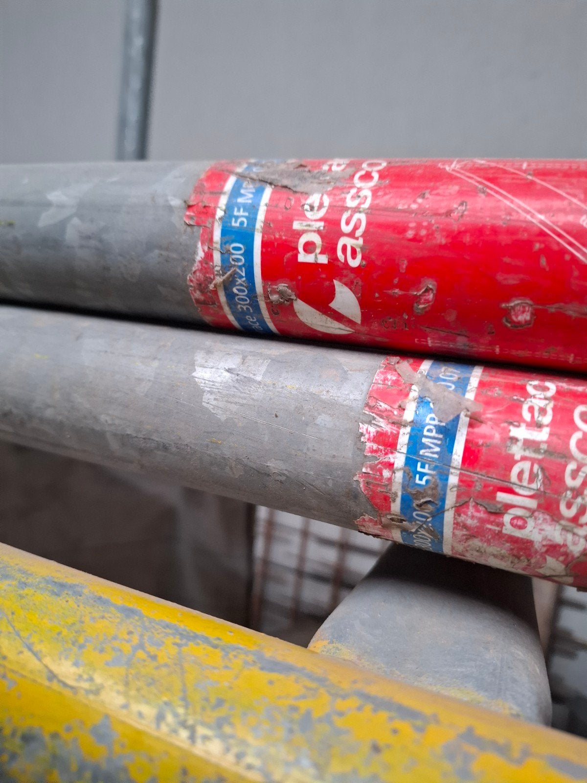 stalen geveldiagonalen 3,07x 2m, Doe-het-zelf en Bouw, Steigers, Ophalen, Gebruikt, Gevelsteiger