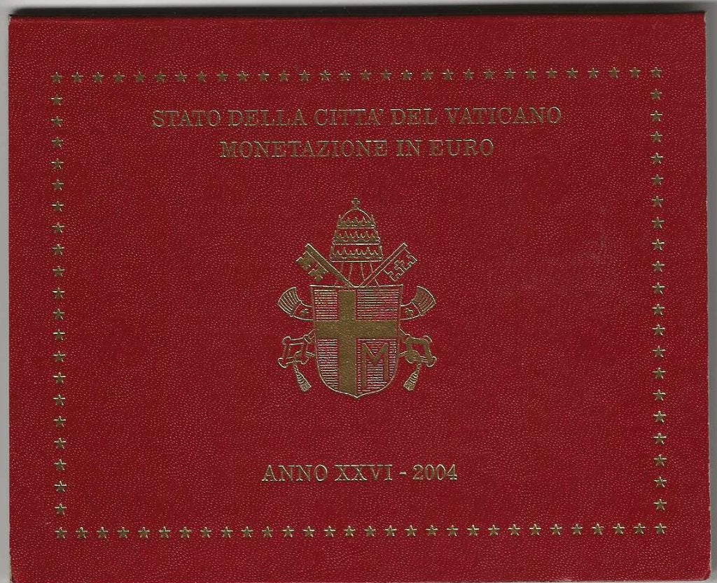 vaticaan 2004, Postzegels en Munten, Munten | Europa | Euromunten, Ophalen of Verzenden, Vaticaanstad, Overige waardes, Setje