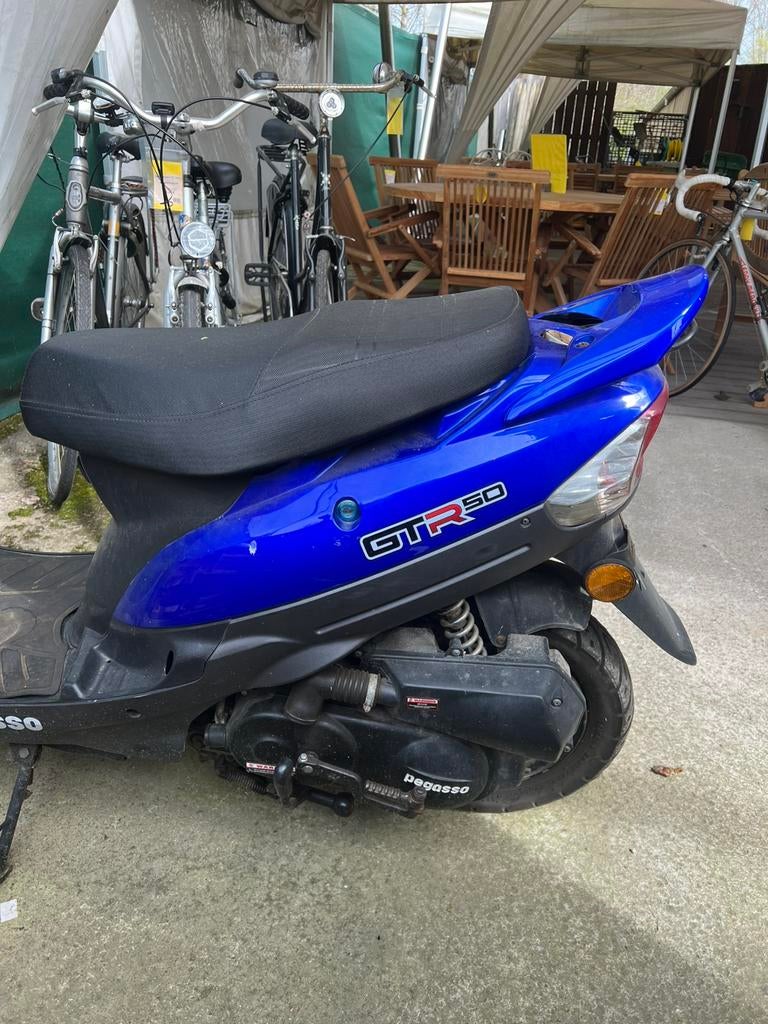 Scooter pegasso, Ophalen