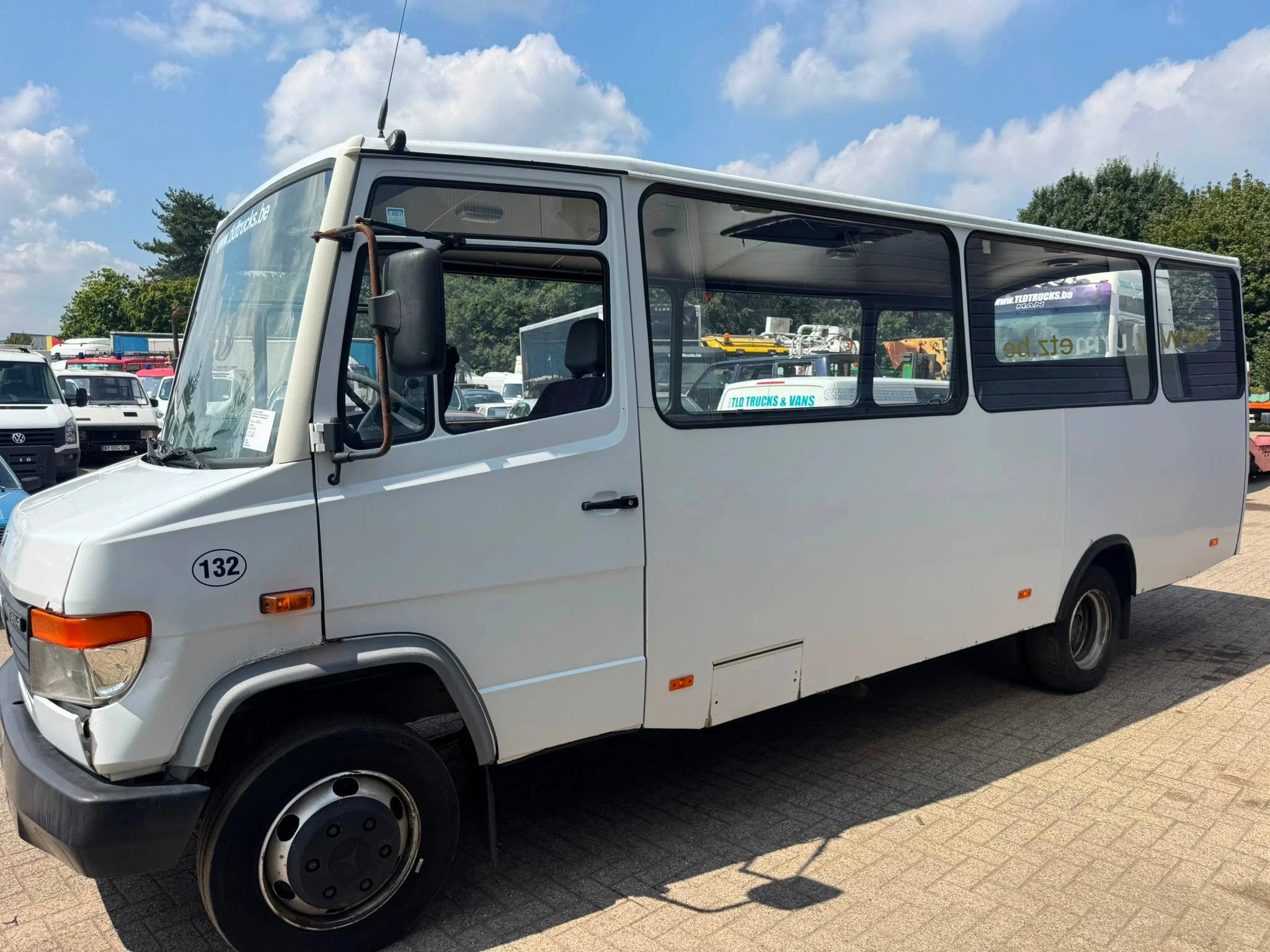 Mercedes-Benz Vario 814 (bj 2006), Auto's, Achterwielaandrijving, Gebruikt, 4250 cc, Wit