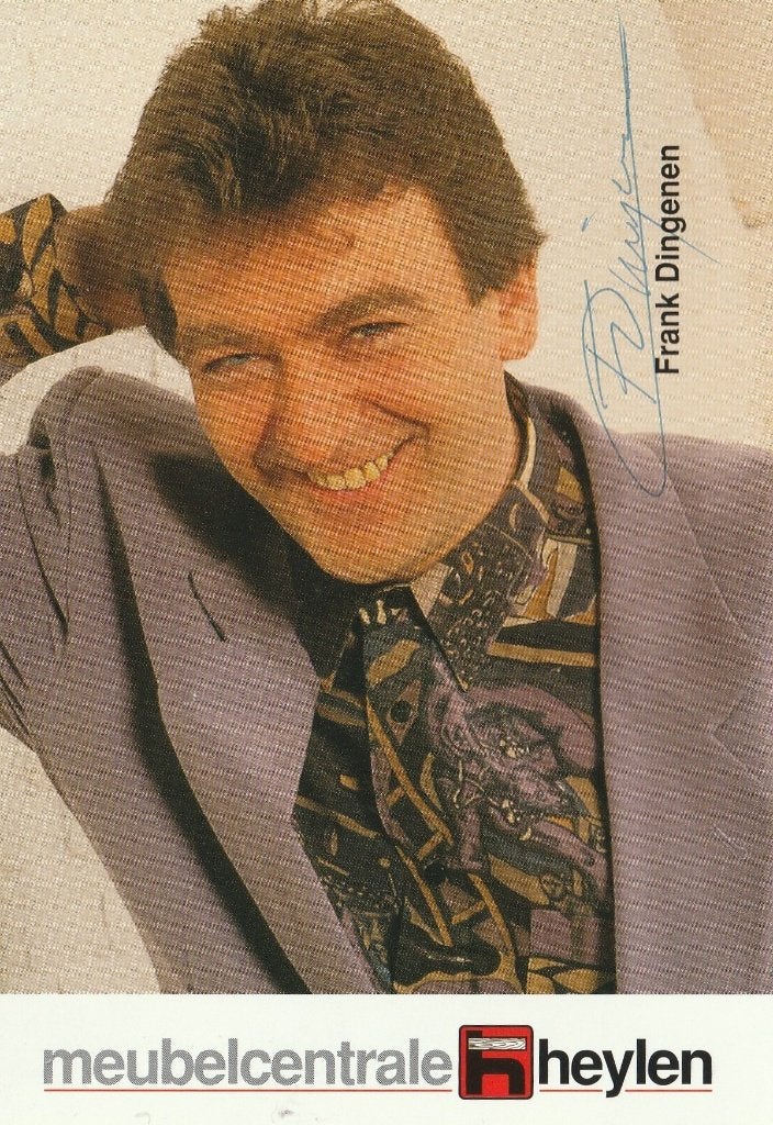 Frank Dingenen - foto met handtekening - 1995, Verzamelen, Muziek, Artiesten en Beroemdheden, Ophalen of Verzenden, Zo goed als nieuw