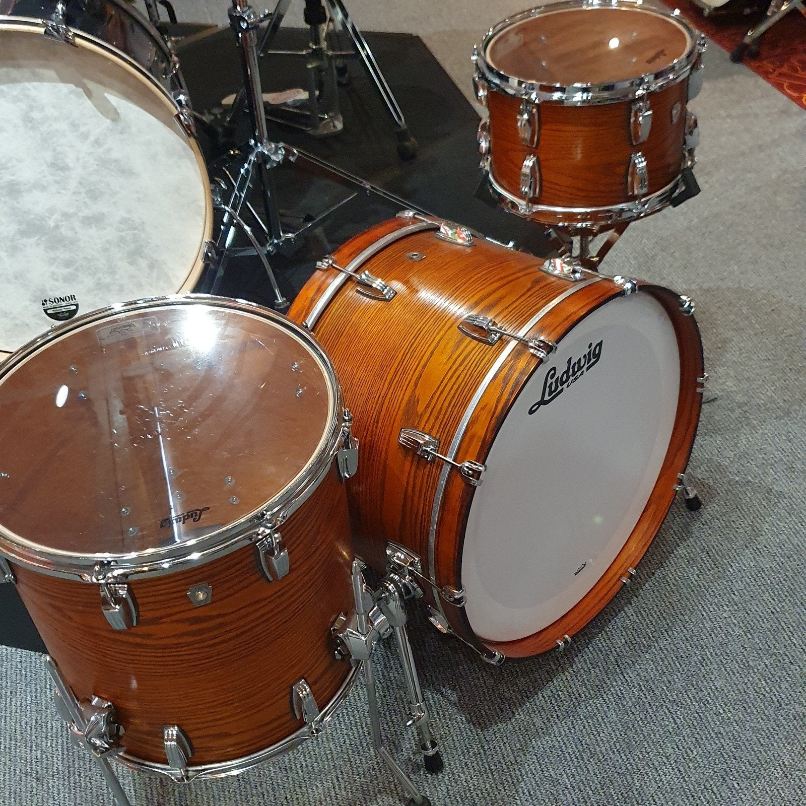 Ludwig Classic Oak drumstel. Tennessee Wiskey 12/16/22, Muziek en Instrumenten, Ophalen of Verzenden, Pearl
