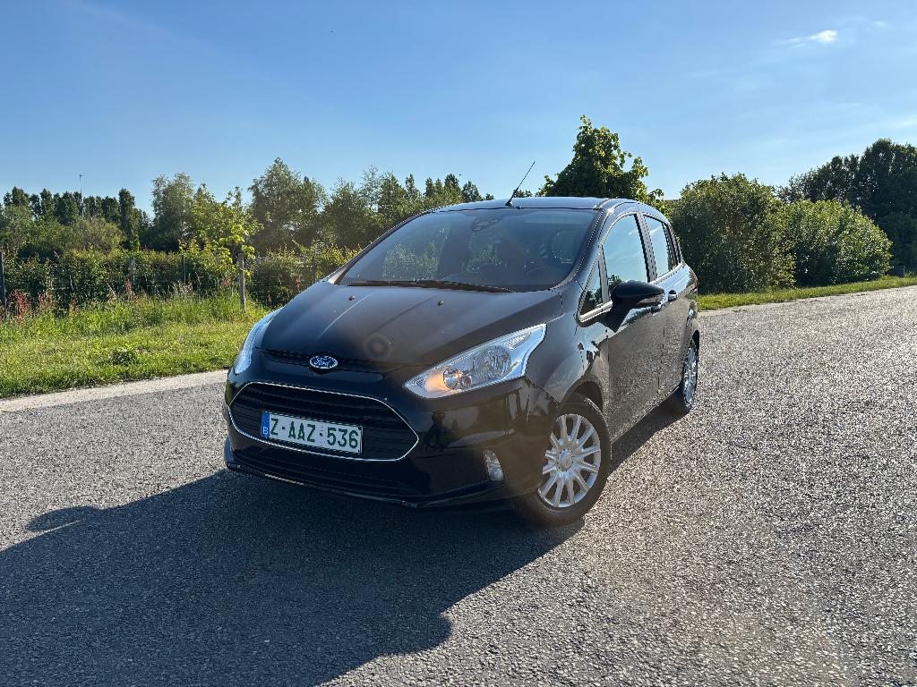 FORD B MAX BENZINE  92000 KM MISTLICHTEN  PDC ACHTER, Autos, Ford, Essai à domicile, Euro 6, Entreprise, Noir