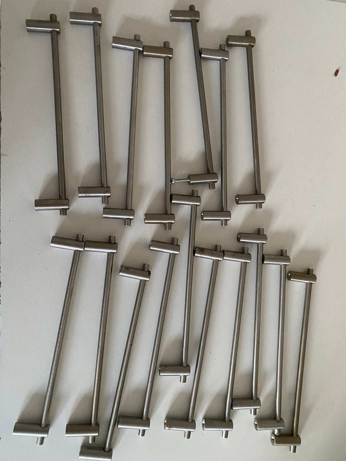 Kastgrepen, Ophalen of Verzenden, Zo goed als nieuw, Inox