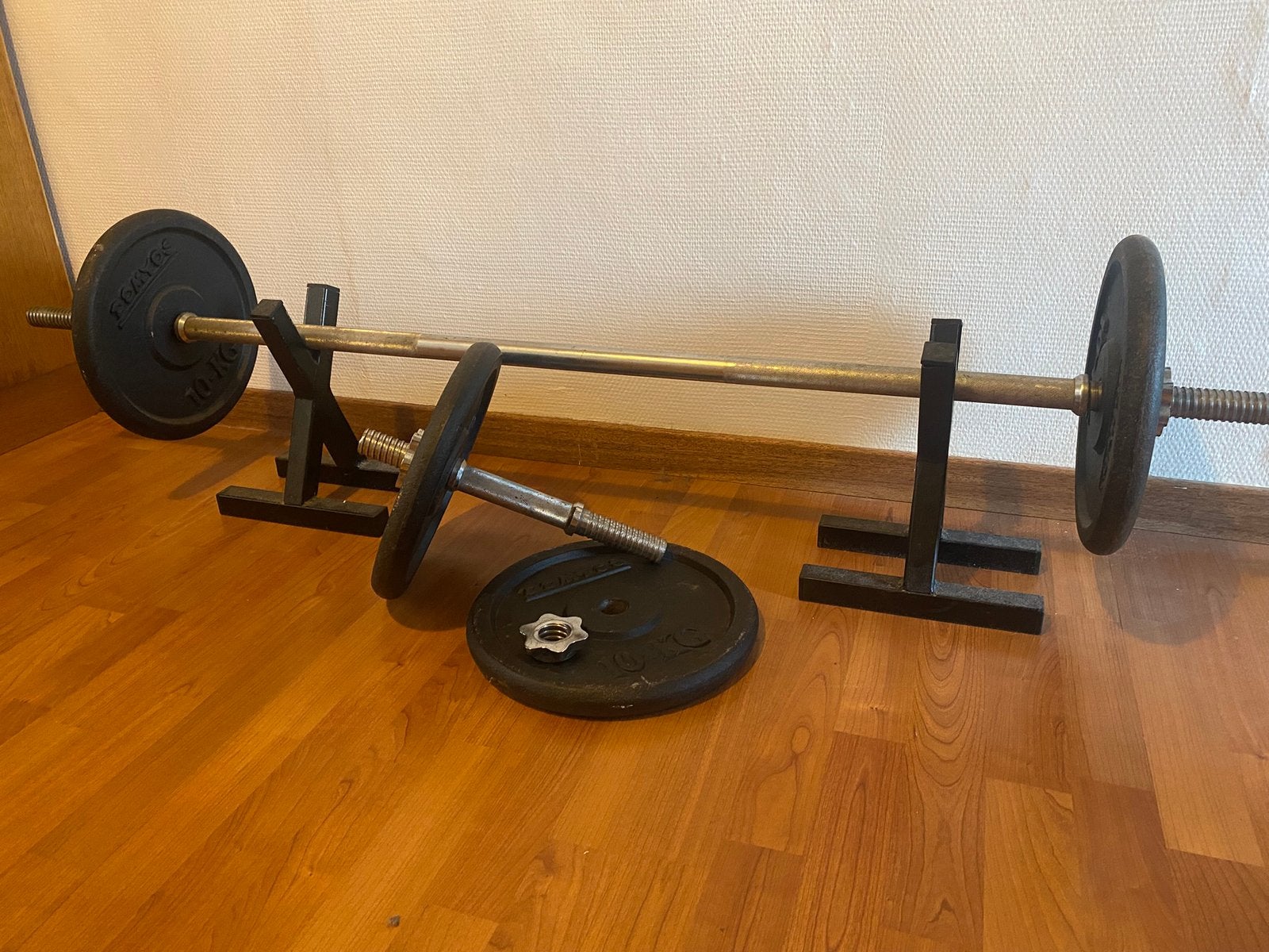 Halterset, Sports & Fitness, Équipement de fitness, Enlèvement, Utilisé, Set d’haltères