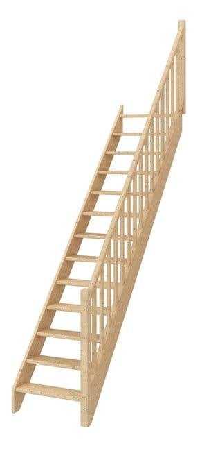 Escalier droit 13 marches NEUF à saisir 399 €, Bricolage & Construction, Enlèvement, Neuf, Escalier, 2 à 4 mètres