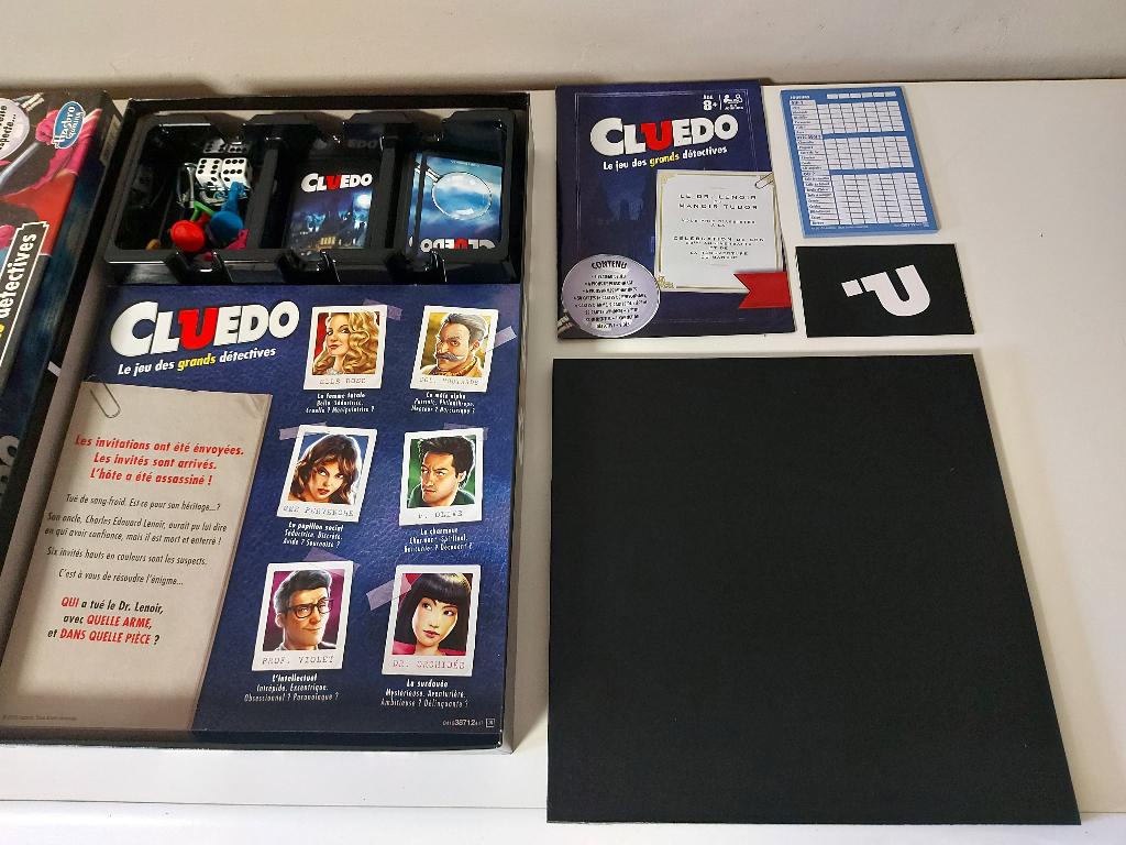 Cluedo - Jeu de Société (Hasbro Gaming), Trois ou quatre joueurs, Enlèvement ou Envoi, Utilisé, Hasbro gaming