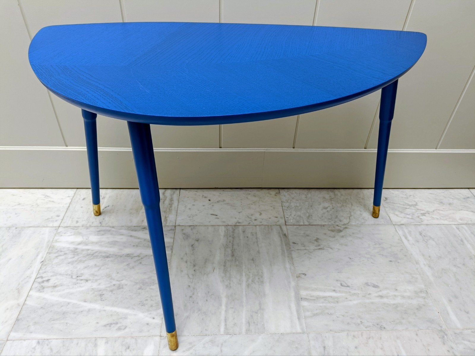 IKEA Lovbacken - Bijzettafel (blauw), Huis en Inrichting, Tafels | Salontafels, Ophalen, Minder dan 50 cm, 50 tot 100 cm, Zo goed als nieuw