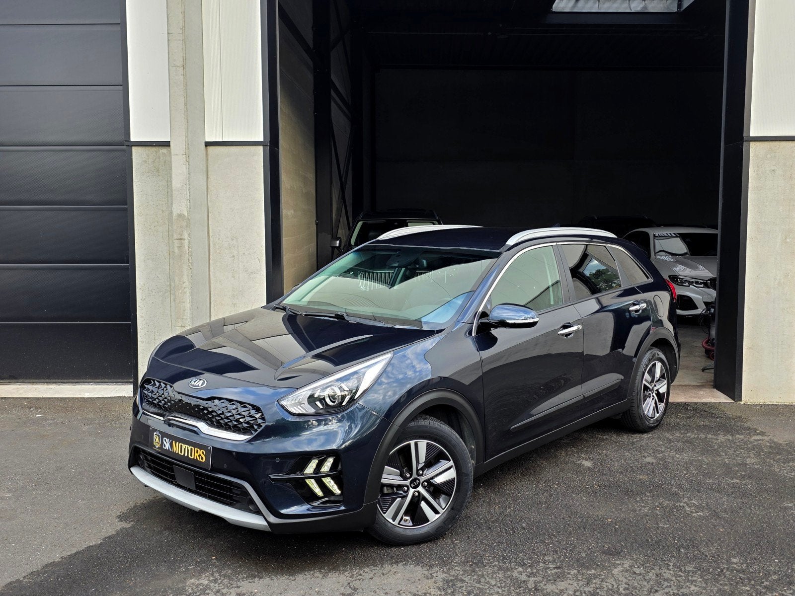 Niro HEV 1.6GDI DCT Facelift Leder ACC LaneA Fabrieksgaranti, Euro 6, Blauw, Leder, 5 zetels