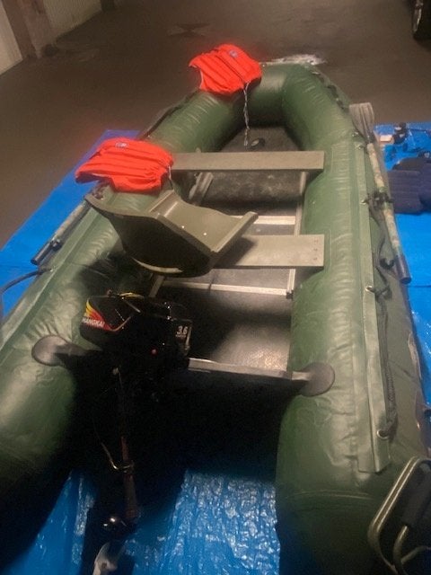 Boot, zodiac, rubberboot, speedboot, Watersport en Boten, Overige merken, Buitenboordmotor, 4 pk, Overige materialen