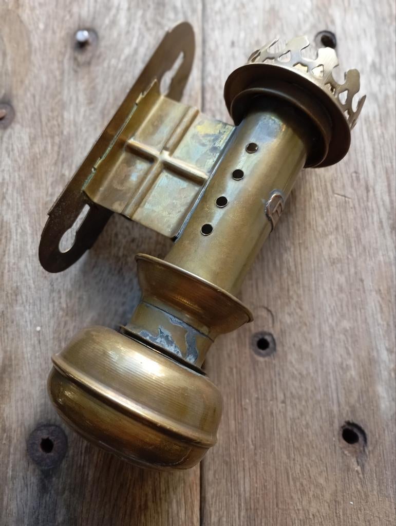 Lampe de train en laiton antique, lumières de wagon authenti, Bricolage & Construction, Enlèvement ou Envoi