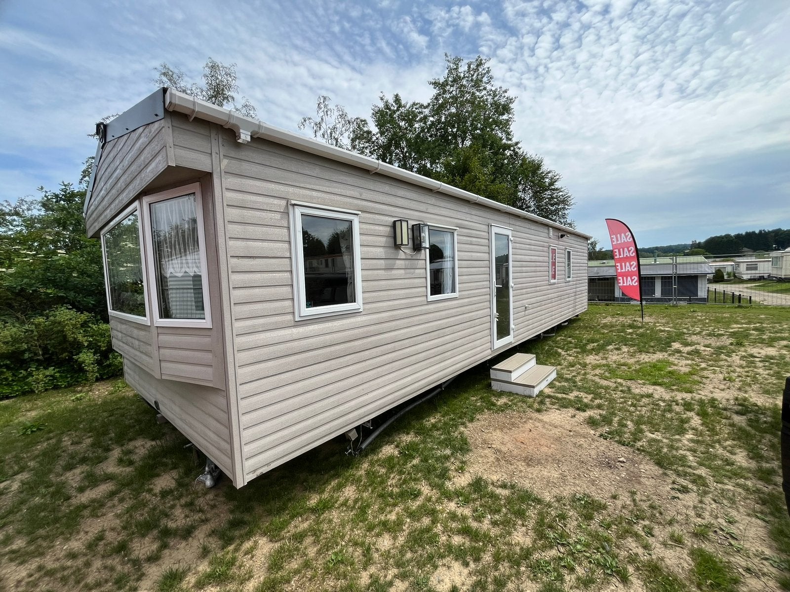 Mobil-home chalet à vendre dans un camping des Ardennes, Jusqu'à 6
