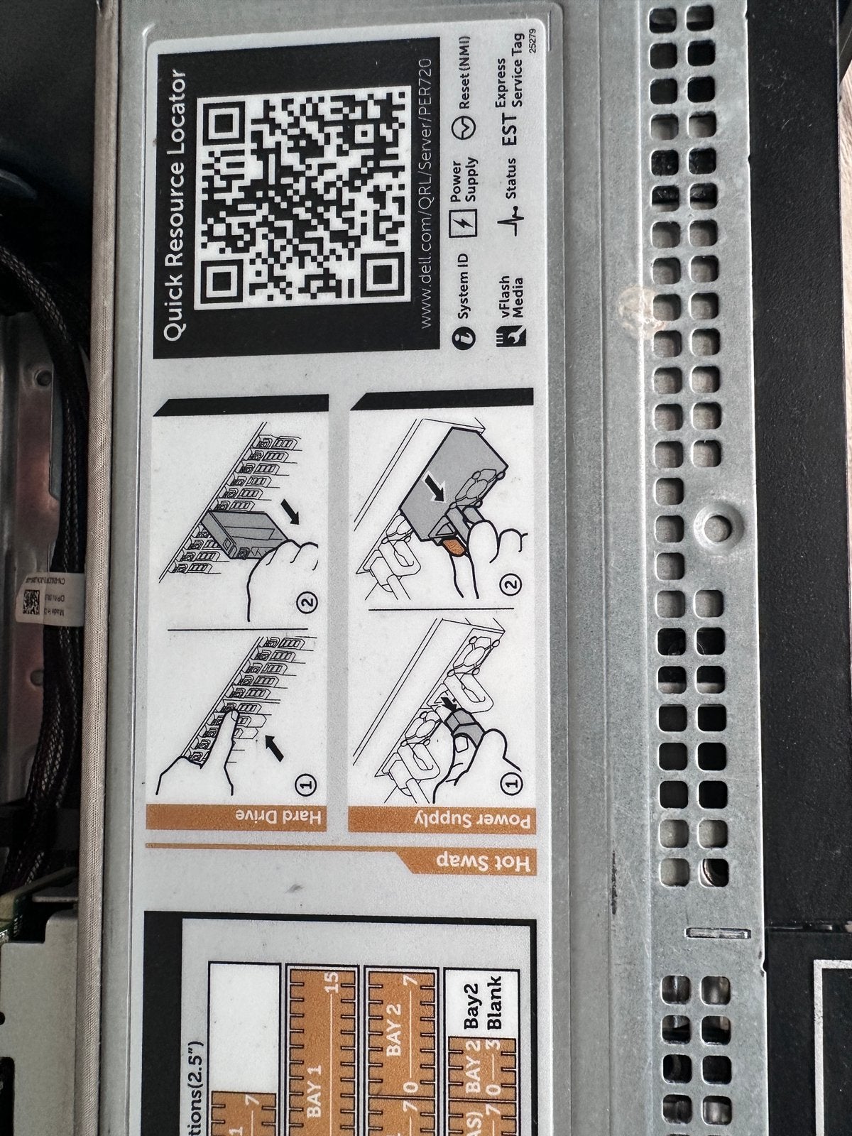 Server Dell PowerEdge R720 rackserver, Computers en Software, Servers, Zo goed als nieuw, Hot swappable onderdelen, Ophalen