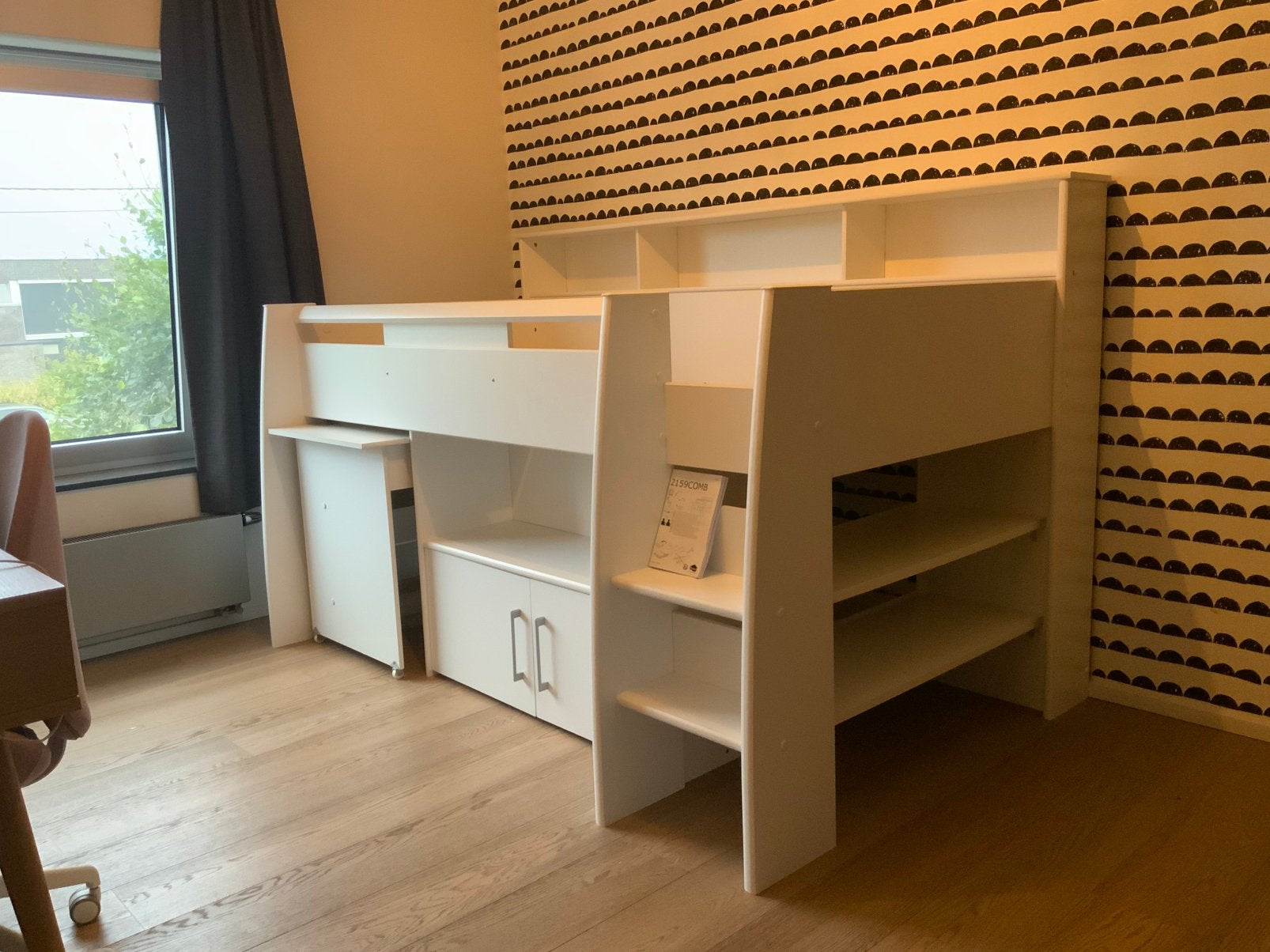 Hoogslaper, wit, Parisot 2159COMB, Ophalen, Gebruikt, Hoogslaper