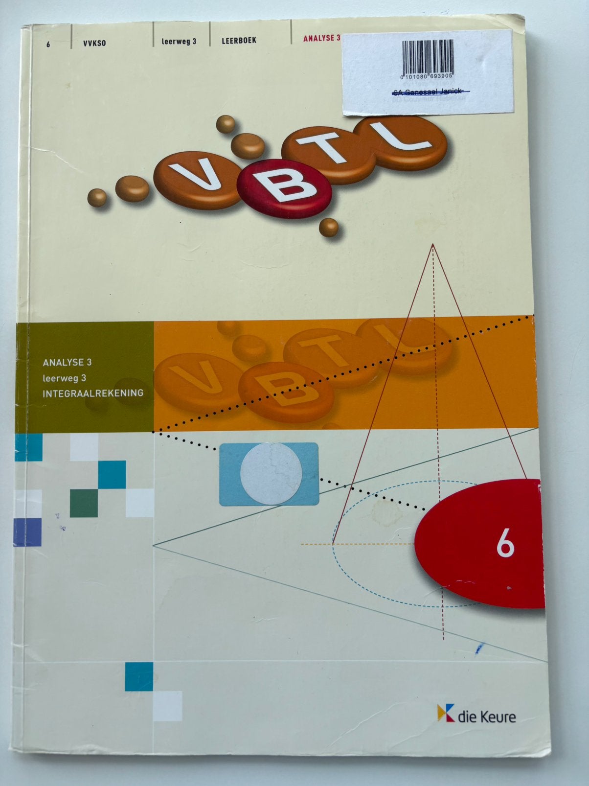 Leerboek VBTL Analyse 3, Boeken, Schoolboeken, Ophalen of Verzenden, Gelezen, ASO, Wiskunde A