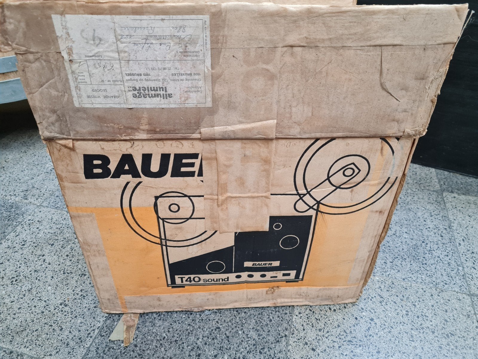 Vintage Bauer T40 compleet met doos, Doe-het-zelf en Bouw, Tegels, Ophalen