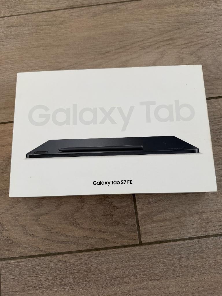 Samsung Galaxy Tab S7 FE 64GB + S-Pen & Lader - Mystic Black, Informatique & Logiciels, Android Tablettes, Samsung galaxy tablet