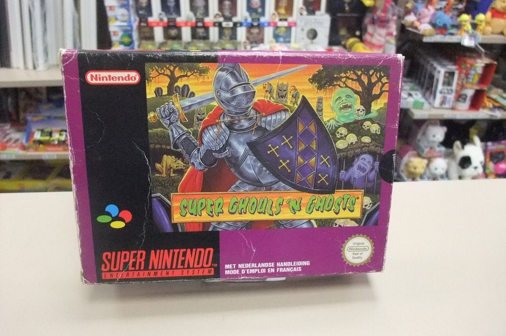 Super Ghouls 'n Ghosts (cib) FAH Snes, Games en Spelcomputers, Games | Nintendo Super NES, Nintendo, Gebruikt, 1 speler, Ophalen of Verzenden