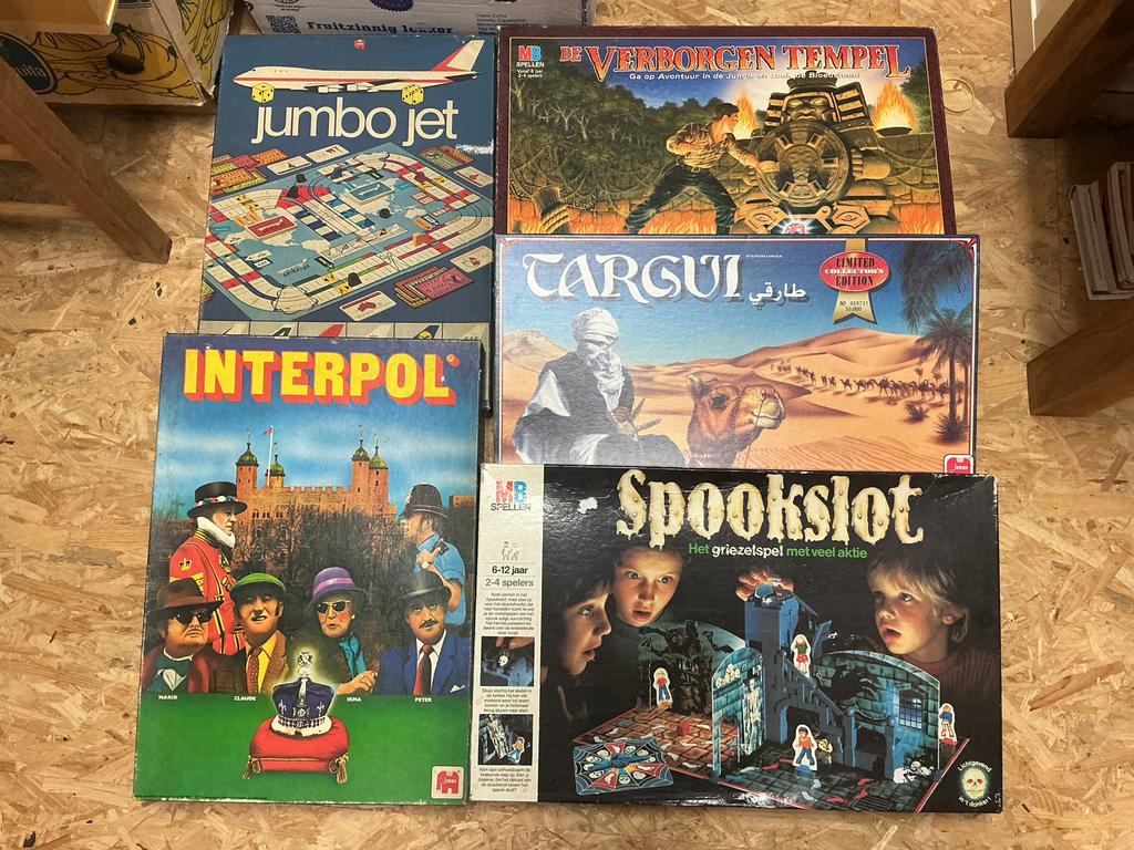 Vintage Bordspellen MB en Jumbo, Hobby en Vrije tijd, Gezelschapsspellen | Bordspellen, Ophalen, Gebruikt
