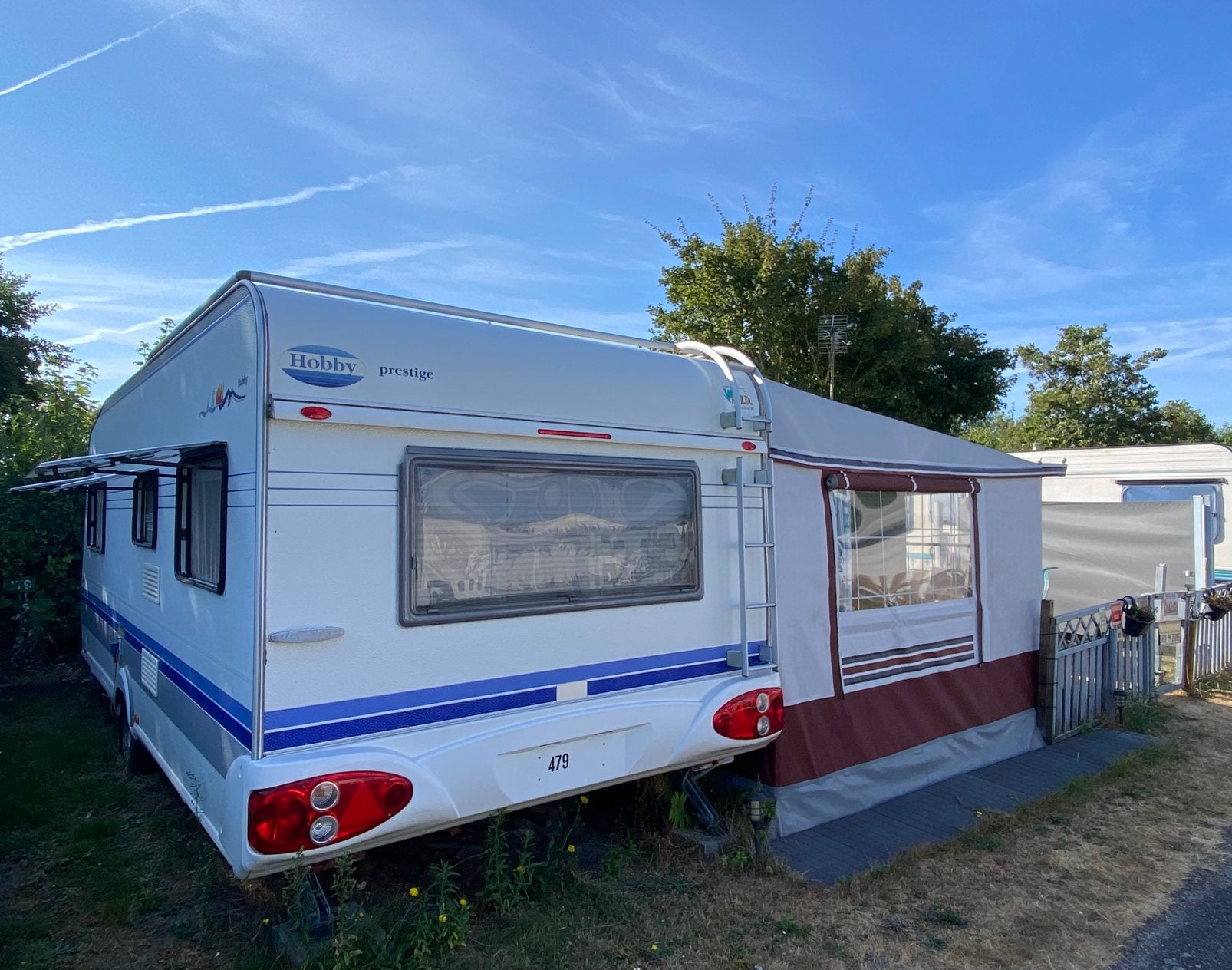 Caravan Hobby te koop, 2 aparte bedden, Hobby, Particulier, Tot en met 6