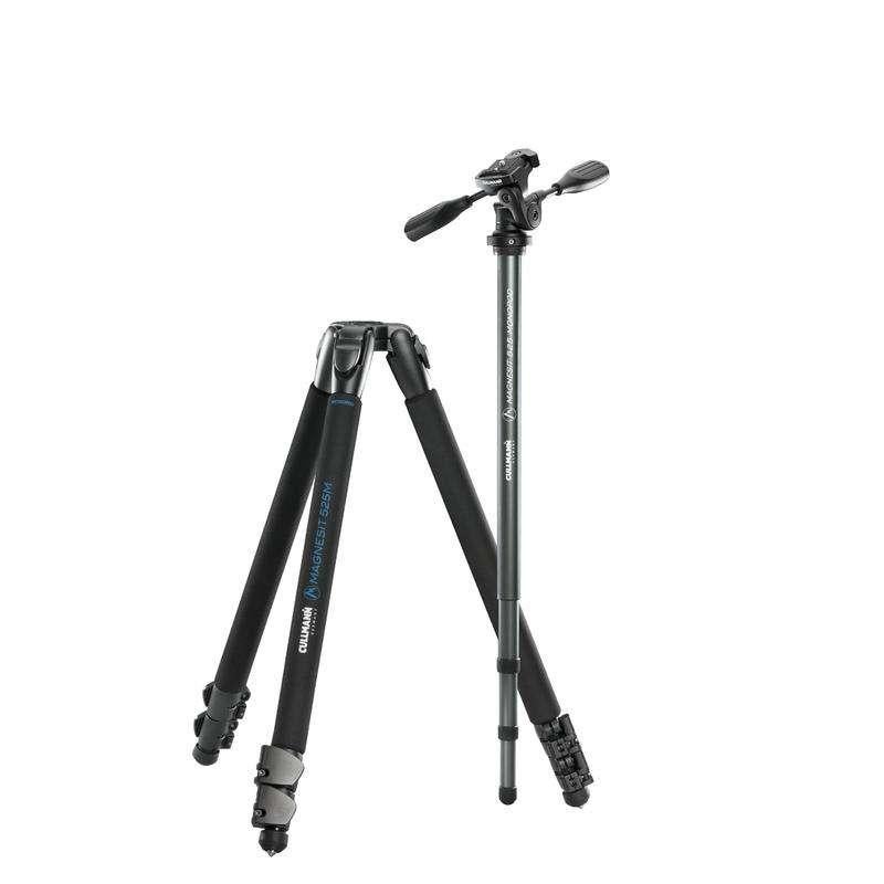 Cullmann Magnesit 525M driepoot statief & afneembare monopod, Gebruikt, 175 cm of meer, Met balhoofd, Ophalen of Verzenden