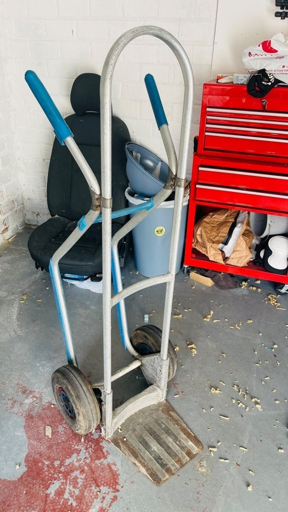 2X transportwagen voor steekwagens, 100 liter of meer, Ophalen, Gebruikt, Steekwagen