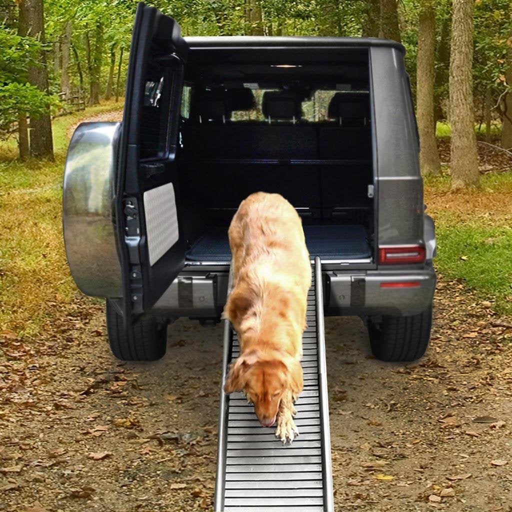 Loopplank Hond Auto Inklapbaar Antislip 155 x 40 Tot 90KG Gr, Auto diversen, Tuning en Styling, Verzenden