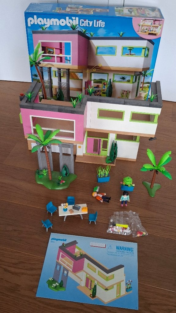 Playmobil city life maison moderne 5574, Enfants & Bébés, Bâtiment, Comme neuf, City life, Kit complet