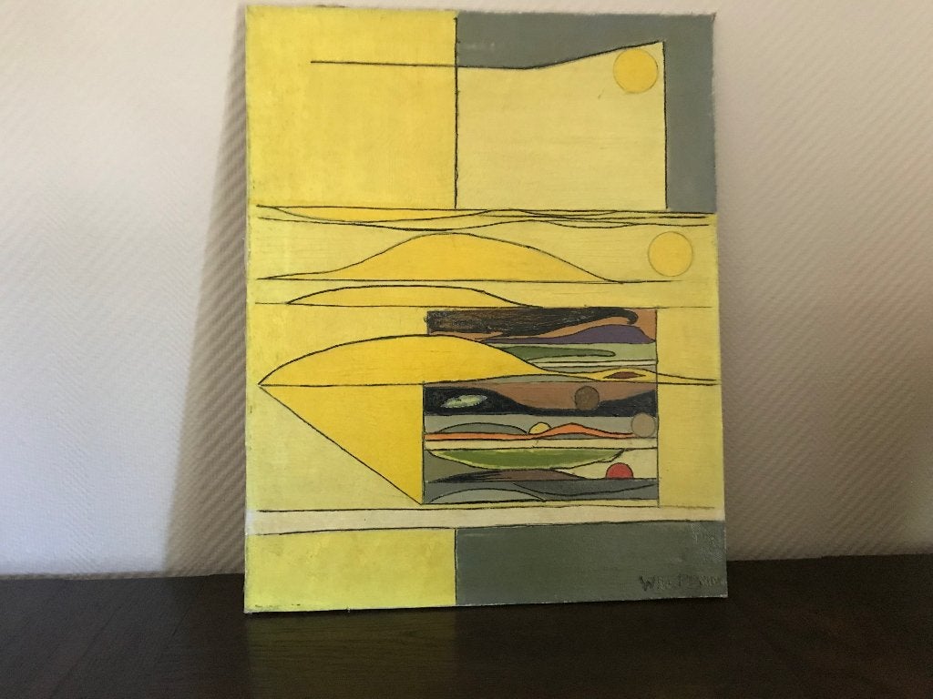 Schilderij modern, Antiek en Kunst, Ophalen of Verzenden