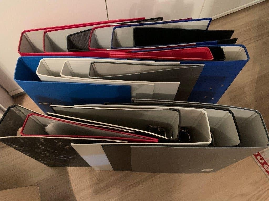 Doos met kaften, Diversen, Schoolbenodigdheden, Ophalen of Verzenden, Gebruikt