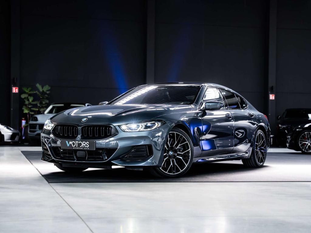 BMW 8 Serie 840 Gran Coupé 840iAS - M-pack - Pano - H&K - C, Autos, Cuir, Achat, Noir, 6 cylindres