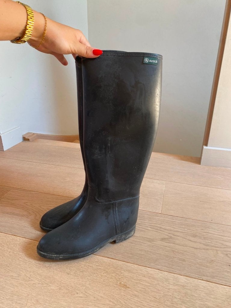 Zwarte paardrijlaarzen – maat 36, Dieren en Toebehoren, Ophalen, Dames, Gebruikt, Aigle