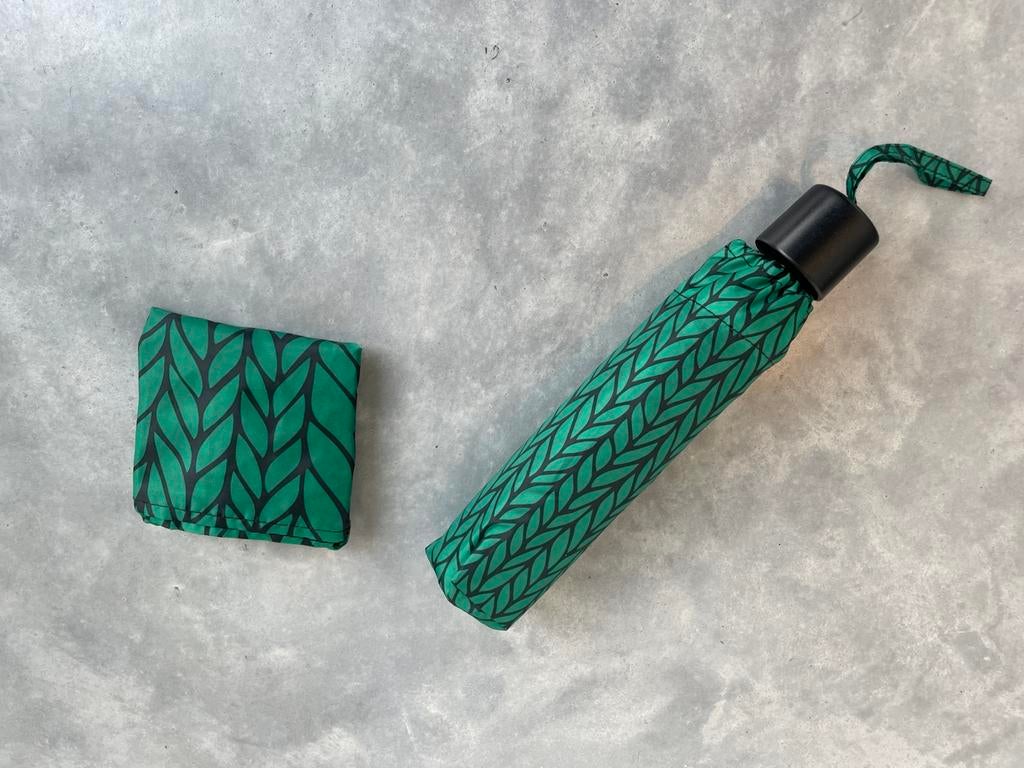 Nieuwe paraplu met bijhorend tasje, Ophalen of Verzenden, Nieuw, Groen