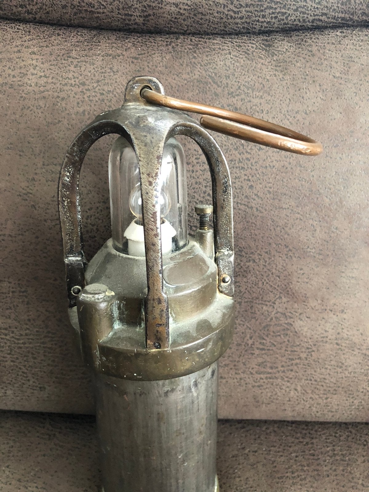 Ancienne lampe de mineur, de charbonnage. Breveté Lemaire, Enlèvement ou Envoi