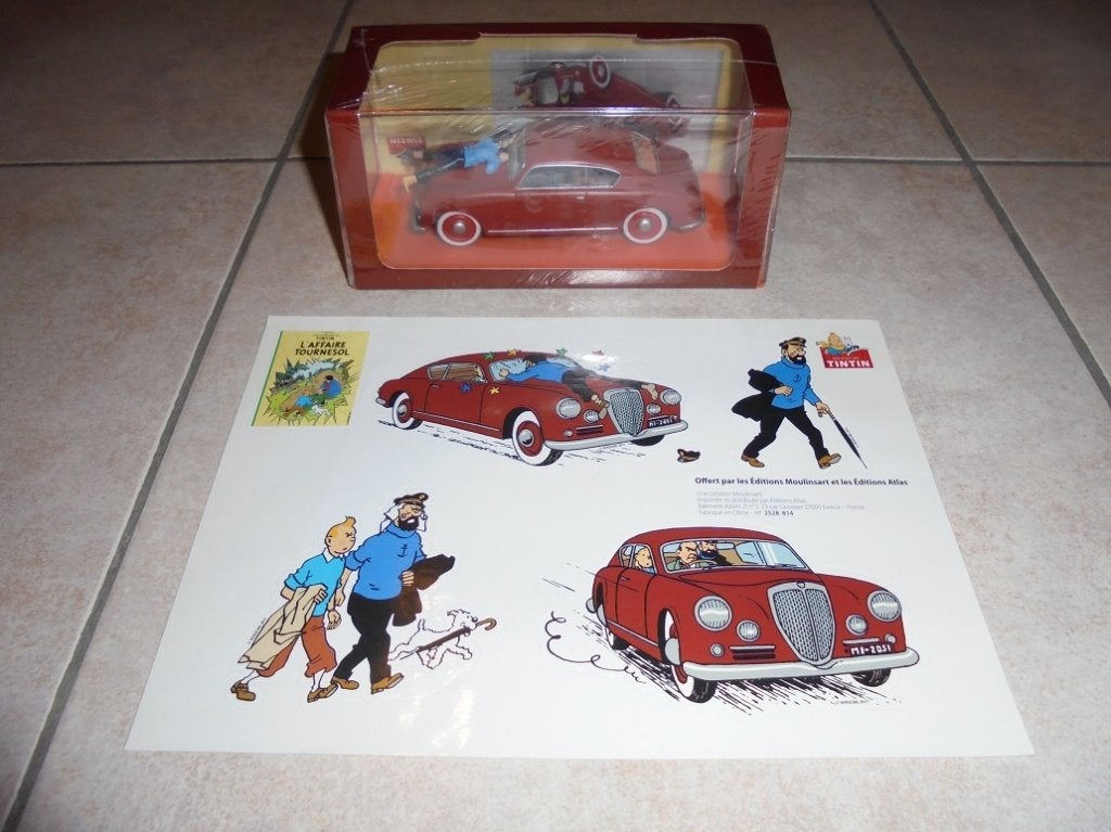 Kuifje nr 14 De Lancia Aurelia geseald met sticker, Collections, Enlèvement ou Envoi, Tintin, Neuf, Autres types