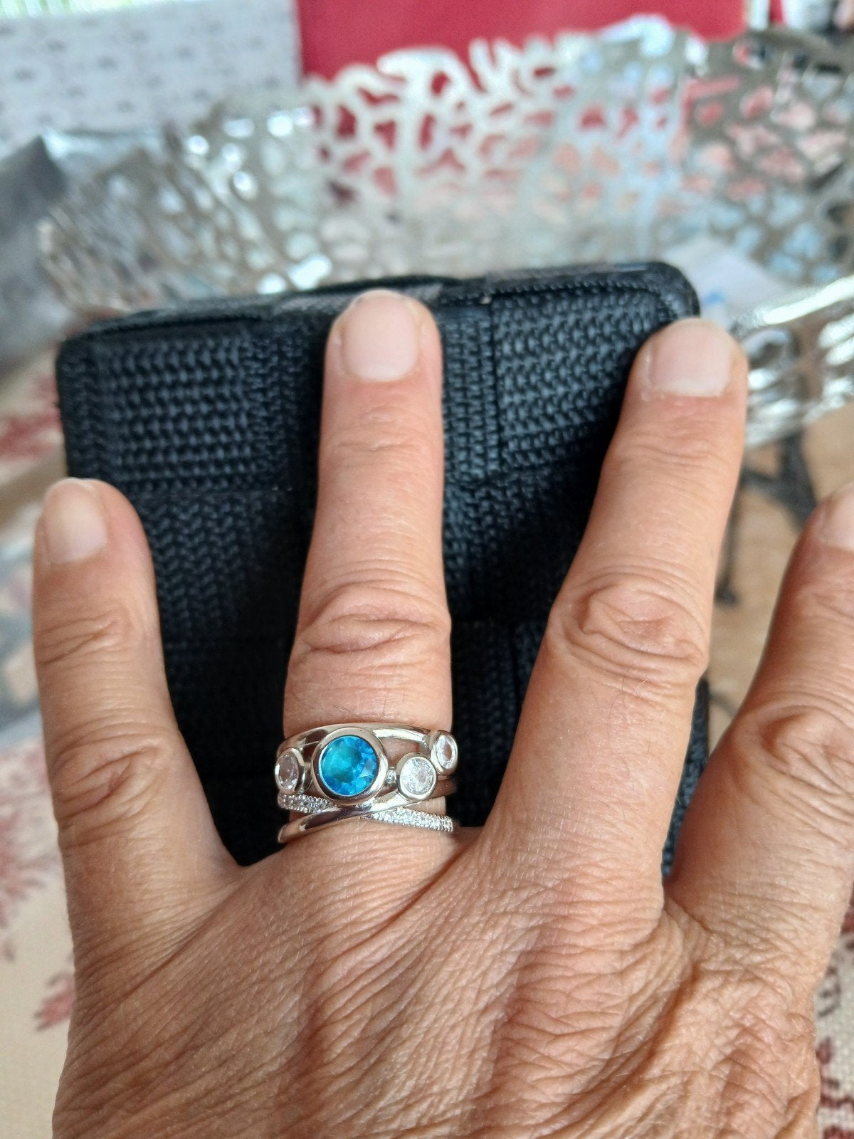 bague argent 925, Bijoux, Sacs & Beauté, Bagues, Enlèvement ou Envoi, Argent, Argent