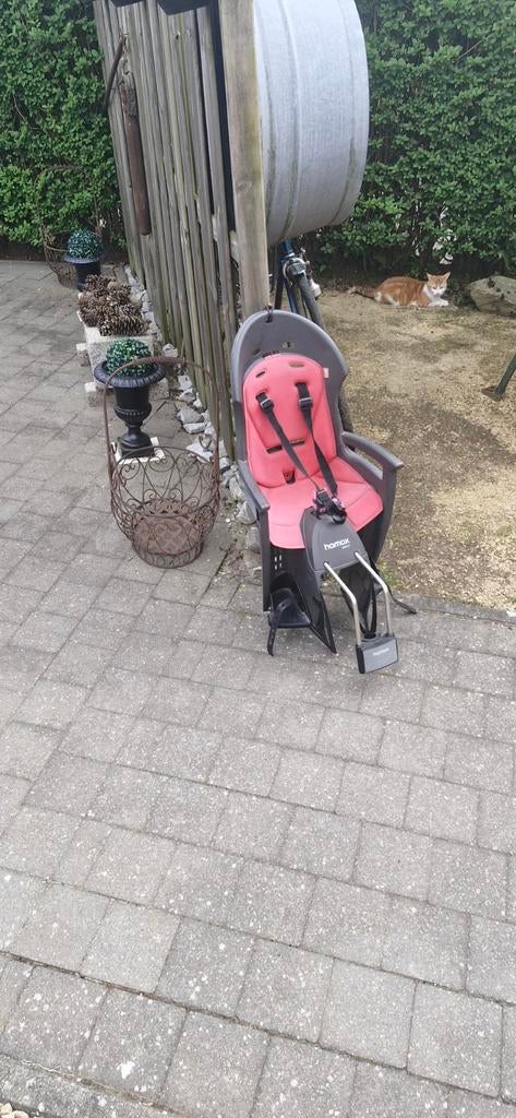 Kinderstoeltje voor fiets, Ophalen
