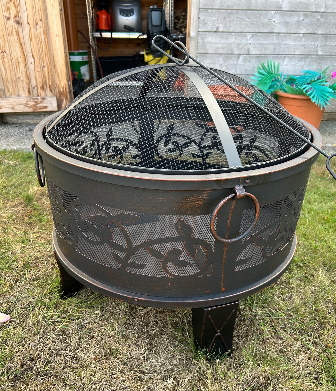 Nieuwe Vuurkorf diameter 60 cm, Jardin & Terrasse, Paniers de feu, Enlèvement, Comme neuf, Foyer