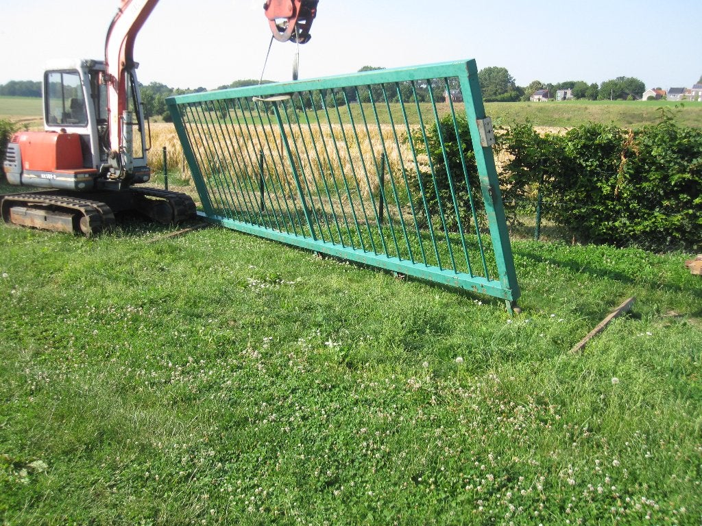 Portail, Bricolage & Construction, Châssis & Portes coulissantes, Enlèvement, Utilisé, Métal, 225 cm ou plus