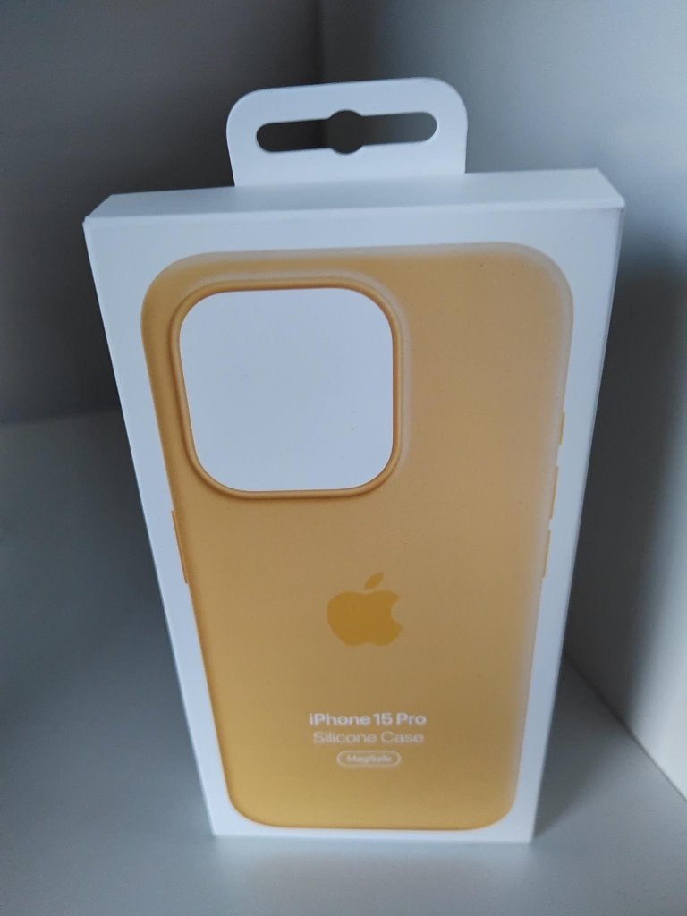 Coque en silicone Apple MagSafe pour iPhone 15 Pro SunShine, Télécoms, Téléphonie mobile | Housses, Coques & Façades | Apple iPhone