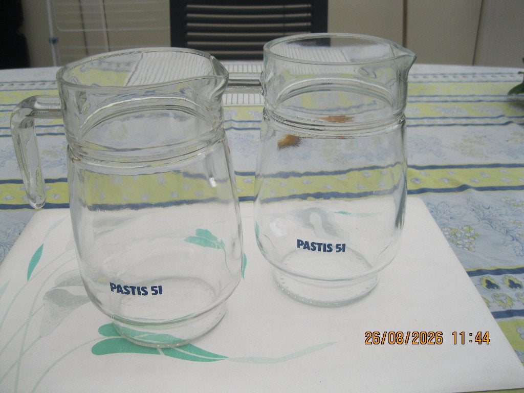 Carafe Pastis 51, Collections, Enlèvement ou Envoi, Utilisé, Autres types