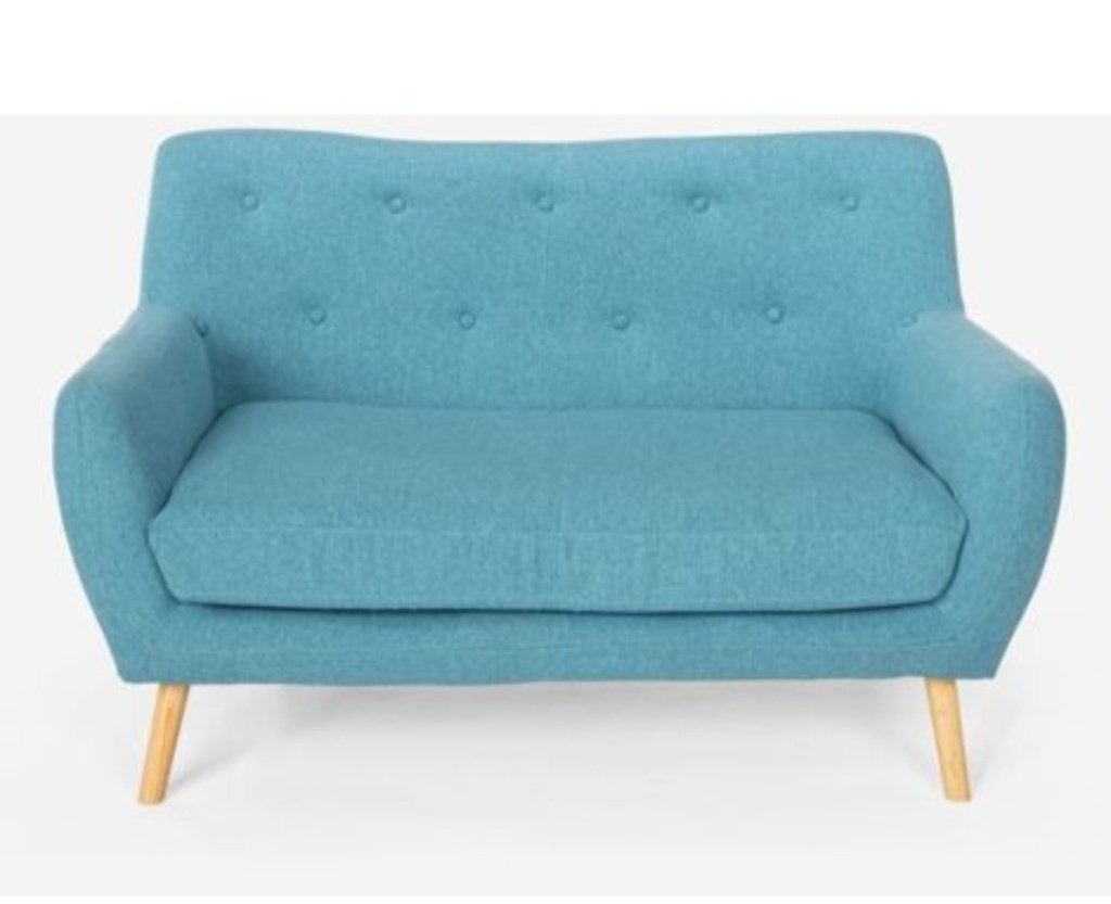 Causeuse + fauteuil, Scandinavisch, Enlèvement, 100 à 125 cm, Tissus